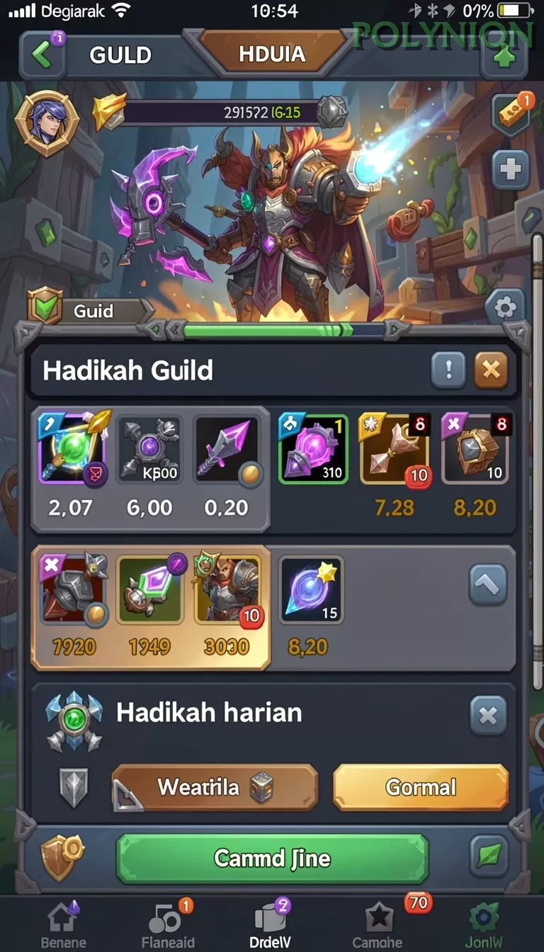 Cuplikan layar 98SPIN — menu navigasi