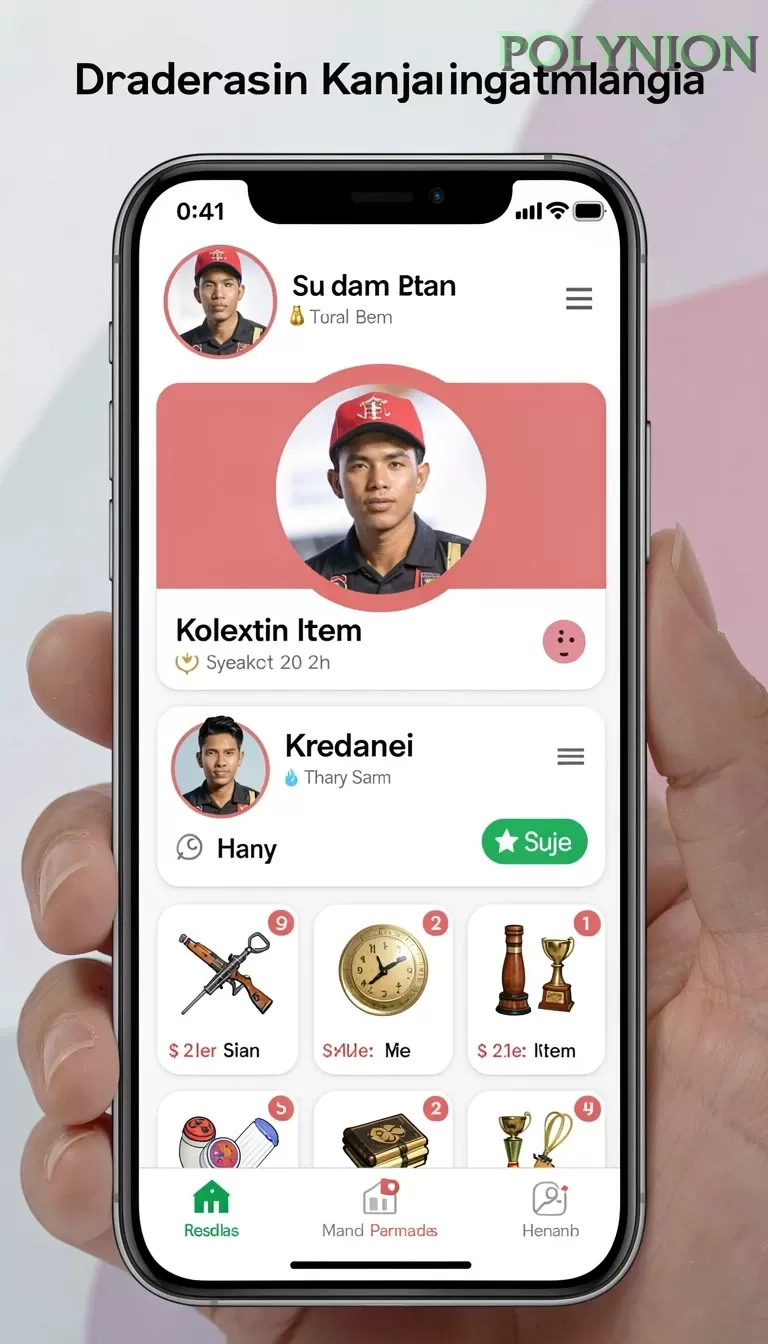 Cuplikan layar KERISTOTO77 — menu navigasi