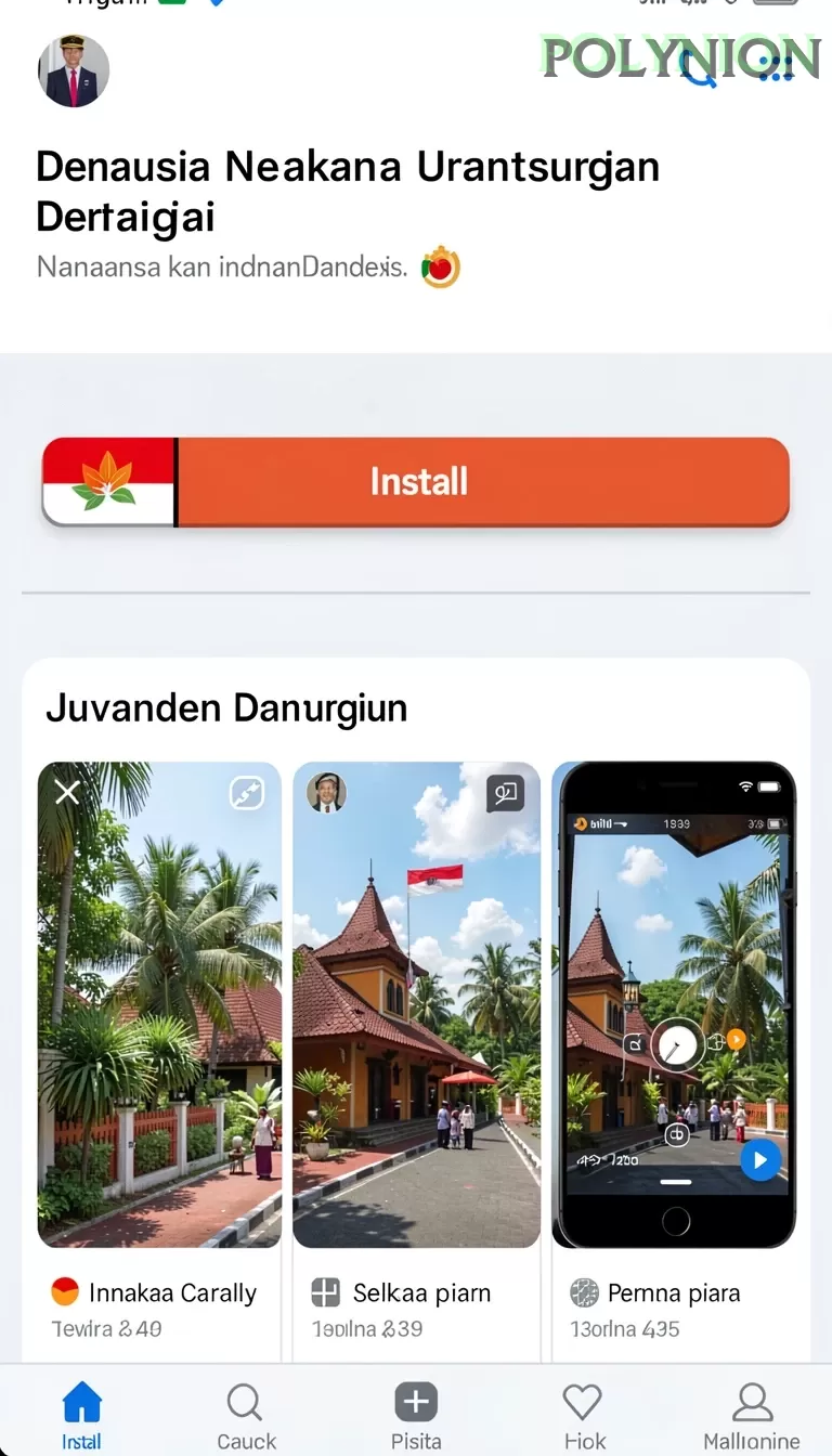 Cuplikan layar JAYATOP77 — menu navigasi