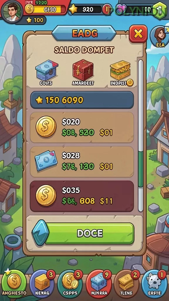 Cuplikan layar 070SLOT — aktivitas